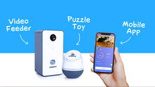 Load image into Gallery viewer, PupPod Gaming, Training, and Enrichment System for Dogs - Positive Reinforcement Puzzle Toy, Video Feeder, and Mobile App
